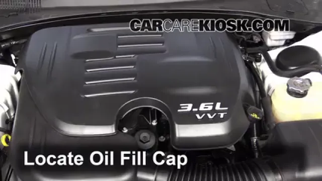 2013 Dodge Charger SE 3.6L V6 FlexFuel Aceite Agregar aceite